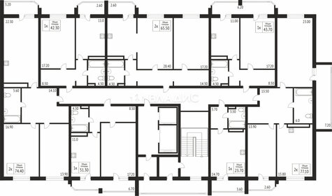 Квартира 65,1 м², 2-комнатная - изображение 5