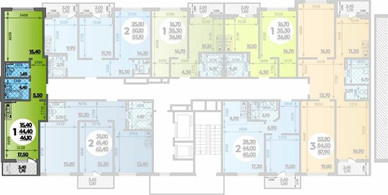 40,7 м², 1-комнатная квартира 8 500 000 ₽ - изображение 59