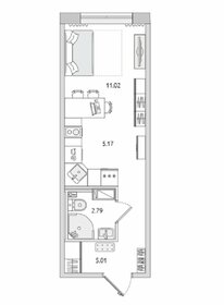 Квартира 24 м², студия - изображение 1