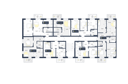 Квартира 58,6 м², 2-комнатная - изображение 2