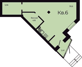 52 м², 1-комнатная квартира 5 463 150 ₽ - изображение 76