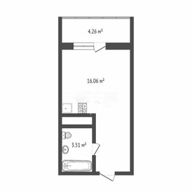 Квартира 20,6 м², студия - изображение 1