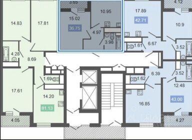 66,5 м², 2-комнатная квартира 18 151 176 ₽ - изображение 21