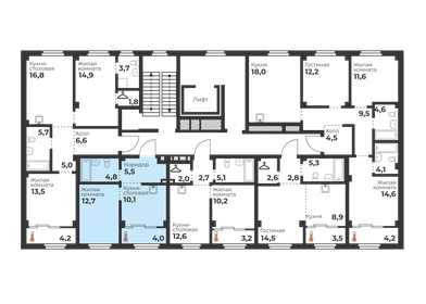 44,3 м², 2-комнатная квартира 4 000 000 ₽ - изображение 64