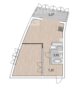 41 м², 1-комнатная квартира 7 700 000 ₽ - изображение 26