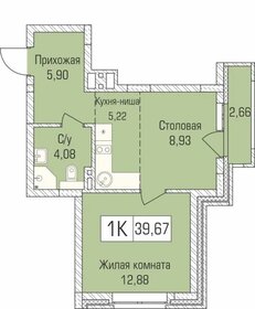 37,5 м², 1-комнатная квартира 4 800 000 ₽ - изображение 89