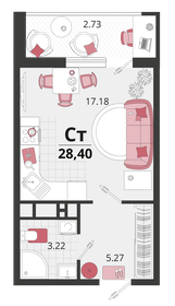 38,9 м², 1-комнатная квартира 5 000 000 ₽ - изображение 42