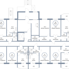 Квартира 41,3 м², 1-комнатная - изображение 3