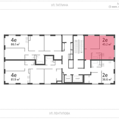 Квартира 45,1 м², 1-комнатная - изображение 2