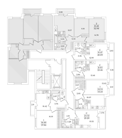 71,5 м², 2-комнатная квартира 10 500 000 ₽ - изображение 105