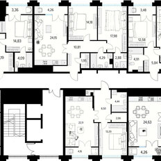 Квартира 72,1 м², 2-комнатная - изображение 2