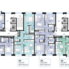 Квартира 103,8 м², 3-комнатная - изображение 2