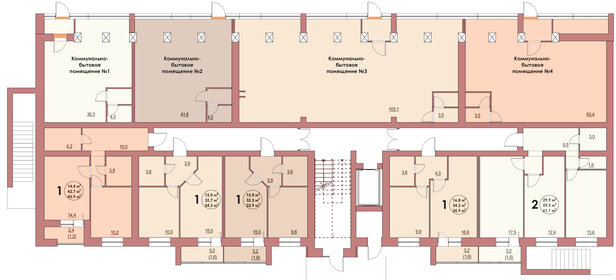 63 м², 2-комнатная квартира 5 200 000 ₽ - изображение 25