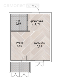 20,9 м², апартаменты-студия 3 500 000 ₽ - изображение 30