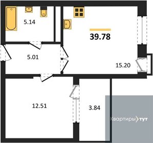 41,2 м², 1-комнатная квартира 6 640 039 ₽ - изображение 16