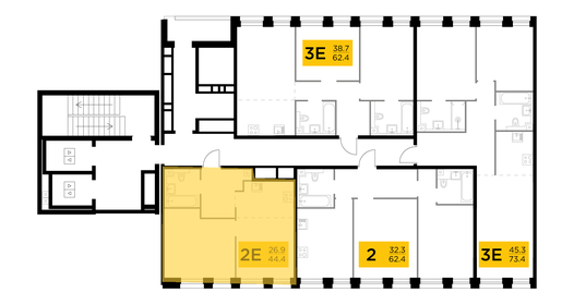 49,3 м², 2-комнатная квартира 18 000 000 ₽ - изображение 109