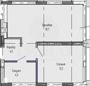 Квартира 40,9 м², 1-комнатная - изображение 1