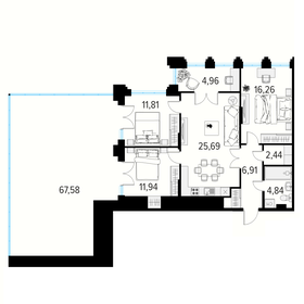 123,1 м², 3-комнатная квартира 22 771 650 ₽ - изображение 28