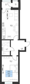 Квартира 48,1 м², 1-комнатная - изображение 1