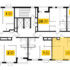 Квартира 37,7 м², 2-комнатная - изображение 2