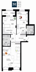 102 м², 3-комнатная квартира 17 500 000 ₽ - изображение 26