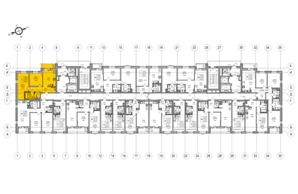 61,3 м², 2-комнатная квартира 12 309 126 ₽ - изображение 68