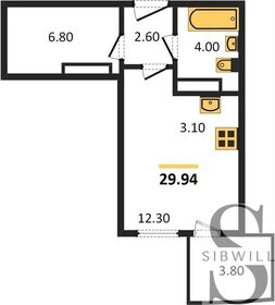 28,8 м², квартира-студия 4 750 000 ₽ - изображение 80