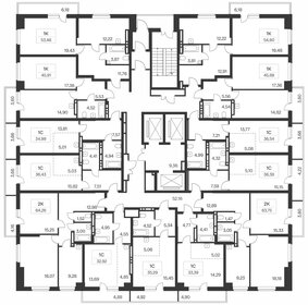 Квартира 46 м², 1-комнатная - изображение 1