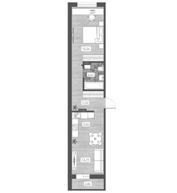 Квартира 46,5 м², 1-комнатная - изображение 1