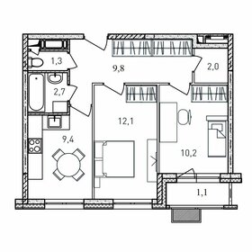 70,1 м², 3-комнатная квартира 6 300 000 ₽ - изображение 47