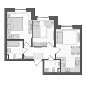 60 м², 2-комнатная квартира 8 500 000 ₽ - изображение 82