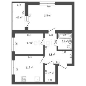 57 м², 2-комнатная квартира 4 250 000 ₽ - изображение 28