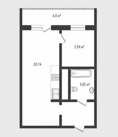 31,5 м², 1-комнатная квартира 5 100 000 ₽ - изображение 46