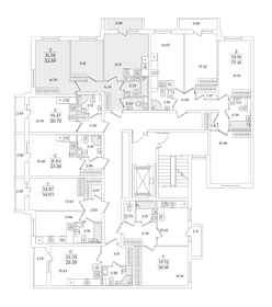 55 м², 2-комнатная квартира 9 400 000 ₽ - изображение 89