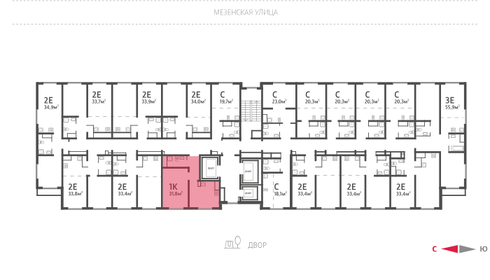 33 м², 1-комнатная квартира 2 150 000 ₽ - изображение 39