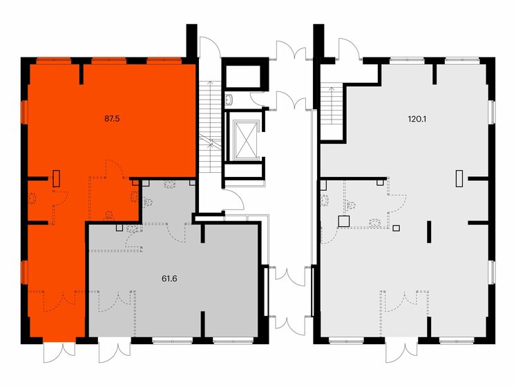 87,5 м², помещение свободного назначения 25 525 500 ₽ - изображение 1