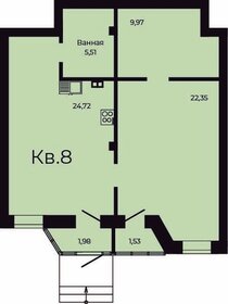 67,2 м², 1-комнатная квартира 6 514 520 ₽ - изображение 26