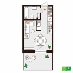 27,1 м², 1-комнатная квартира 7 674 000 ₽ - изображение 29