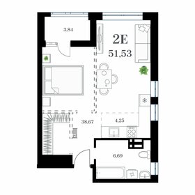 51,5 м², 2-комнатная квартира 10 720 400 ₽ - изображение 4