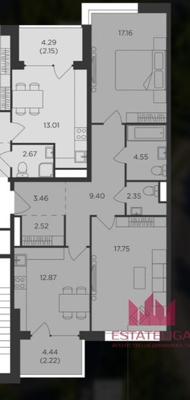 73 м², 3-комнатная квартира 29 000 000 ₽ - изображение 1