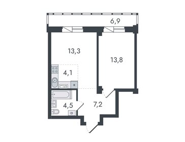 52,9 м², 2-комнатная квартира 6 430 000 ₽ - изображение 75