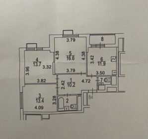 Квартира 71 м², 3-комнатная - изображение 1