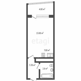 Квартира 22 м², студия - изображение 3