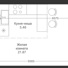 Квартира 32,1 м², студия - изображение 2