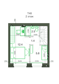 50,3 м², 3-комнатная квартира 4 150 000 ₽ - изображение 48