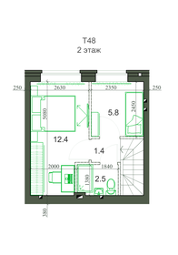 Квартира 48,3 м², 3-комнатная - изображение 2