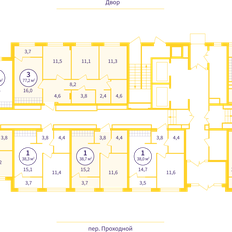 Квартира 36,5 м², 1-комнатная - изображение 3