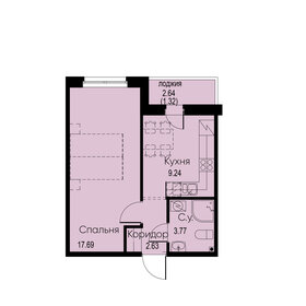 33,2 м², 1-комнатная квартира 6 200 000 ₽ - изображение 49