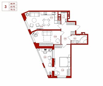 122 м², 3-комнатная квартира 9 000 000 ₽ - изображение 64