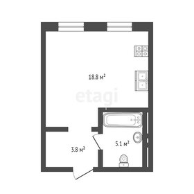 Квартира 28 м², студия - изображение 1